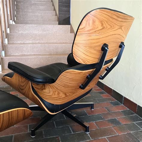 Sold Authentic Eames Lounge Chair Ottoman — Bex Vintage
