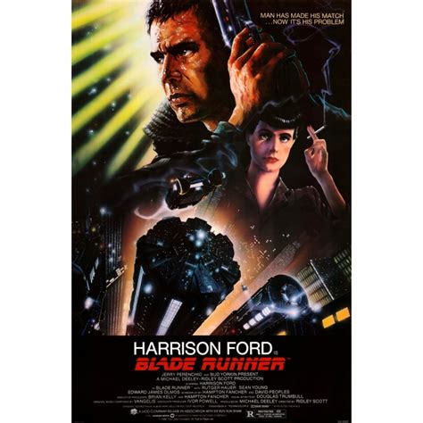 Original Vintage Movie Poster Of Blade Runner 1982