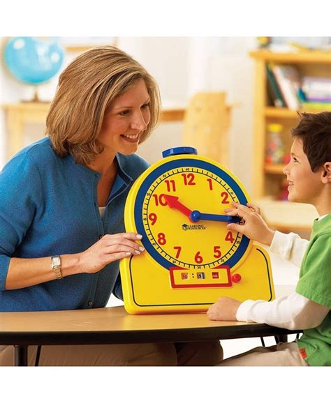 Learning Resources Primary Time Teacher 12 Hour Demonstration Learning Clock Macy S