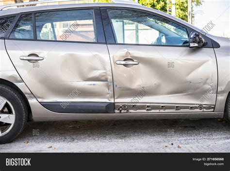 Close Dented Car Image And Photo Free Trial Bigstock