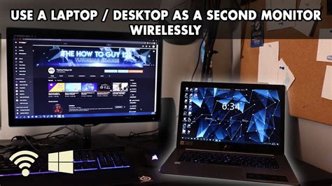 How To Use A Desktop Or Laptop As A Wireless Second Monitor Youtube