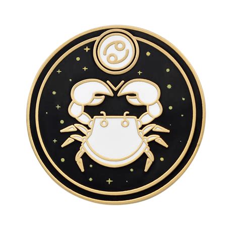 Astrological Sign Enamel Pin Cancer Astrological Sign Pin Star Sign Astrology Enamel Pins