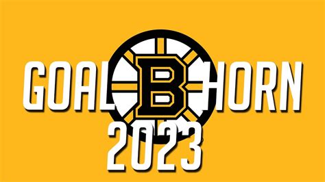 Boston Bruins 2023 Goal Horn Youtube
