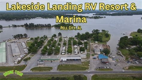 Exploring Lakeside Landing Rv Park And Marina Tour With Aerial Drone