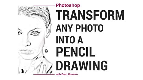 Turn your photos into paintings. Photoshop CC Tutorial - Transform Any Photo Into A Pencil ...