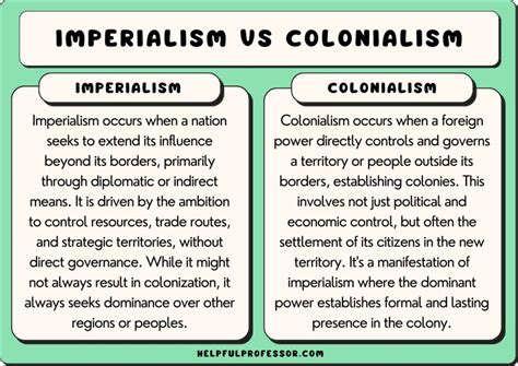 Imperialism Vs Colonialism Similarities And Differences 2024