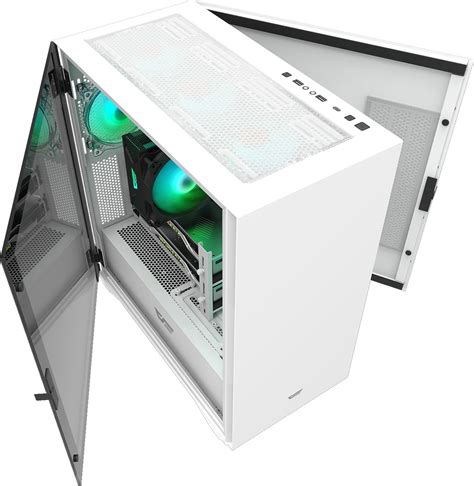 Darkflash Dlx22 Neo Eatx Pc Case With 3 Rgb Fans Hinge Connected Side