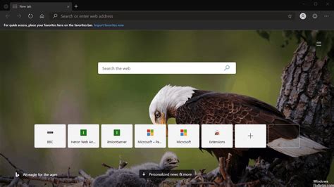 How To Change The New Tab Page Layout In Microsoft Edge Windows