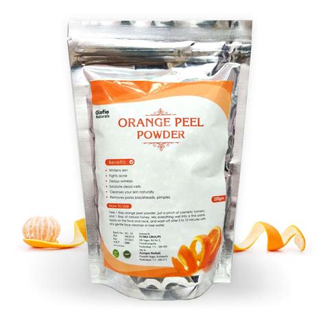 Glofia Naturals Orange Peel Powder Face Pack 250 Gms Buy Glofia