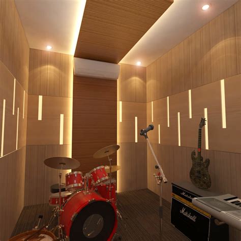 Desain Ruang Studio Musik Minimalis Merancang Desain Studio Musik Di