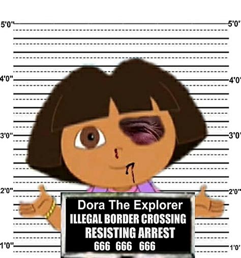Is Dora The Explorer An Illegal Immigrant Mug Shot Suggests So Cbs News