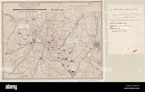 Civil War Maps 1823 Theatre Of Operations Maryland Campaign September