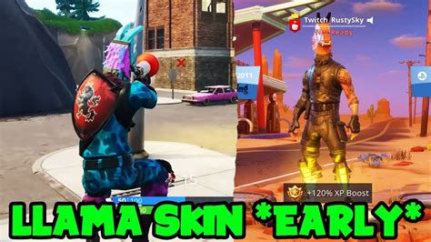 How To Get The Llama Skin Early In Fortnite Battle Royale Get Llama