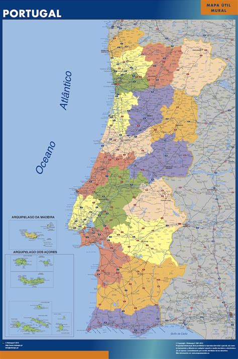 Mapa De Portugal Con Ciudades Y Distritos Descargar E Imprimir Mapas Porn Sex Picture