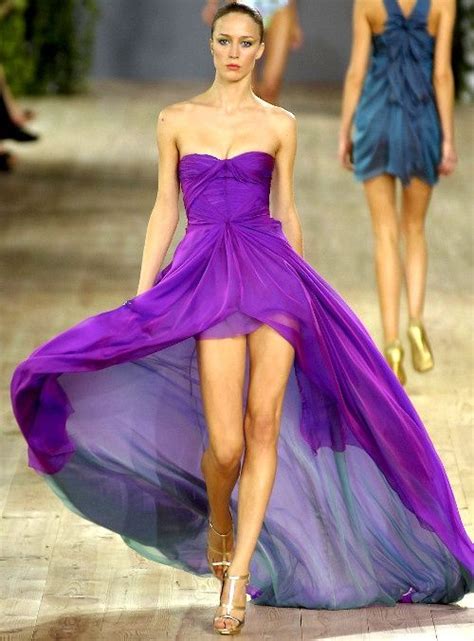Ungaro In Lavender Purple Bridesmaid Dress Chiffon Bridesmaid Purple