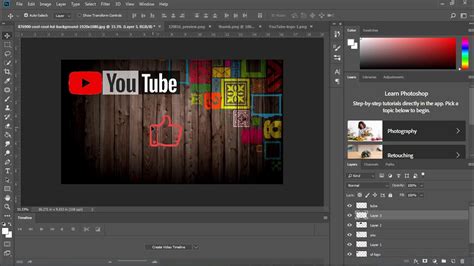 Creating A Youtube Thumbnail Using Photoshop Tech Youtube