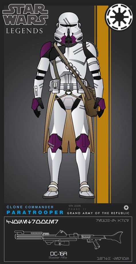 Clone Commander Paratrooper 187th Legion By Efrajoey1 Star Wars