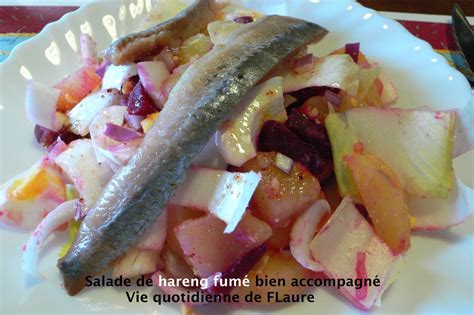 Salade de hareng fumé bien accompagné