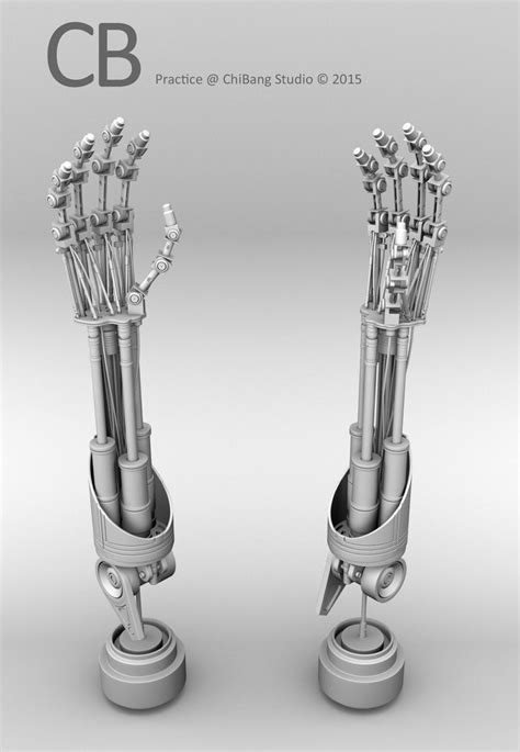Terminator sketches the art of simon bisley. Robotic Terminator Arm T-800 Maya 3D model - Ambient ...
