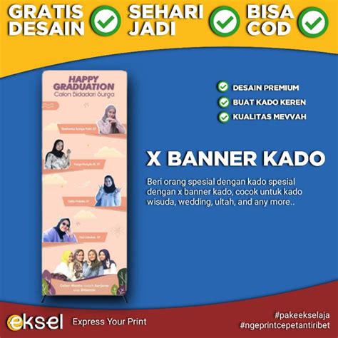 Jual Paket Lengkap X Banner Wisuda Indonesia Shopee Indonesia