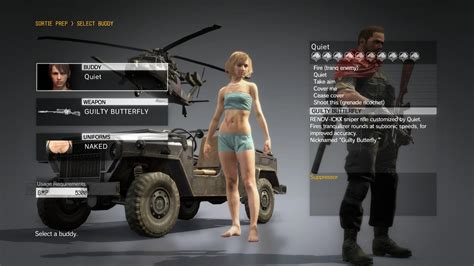 Quiet Paz At Metal Gear Solid V The Phantom Pain Nexus Mods And