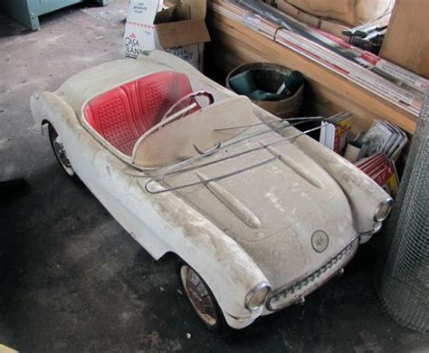 1958 Corvette Pedal Car Toy Pedal Cars Vintage Pedal