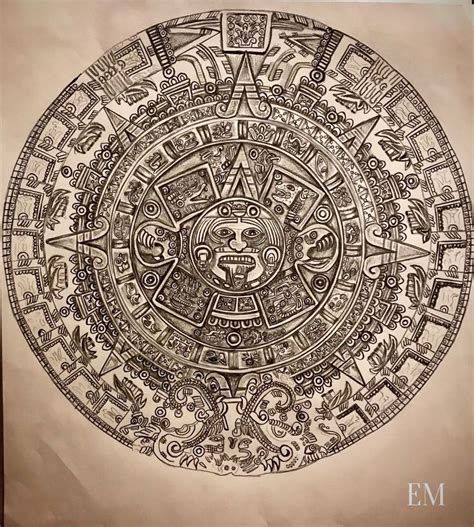 Download printable no parking signs and use any clip art,coloring,png graphics in your website, document or presentation. Aztec Mayan Calendar artwork in progress. #mayantattoo # ...
