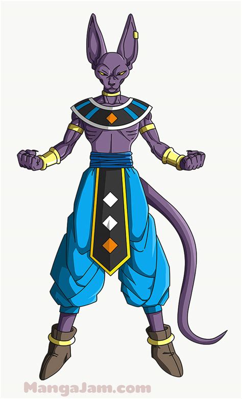 In battle of gods, oolong refers to beerus as a catman. How to Draw Beerus from Dragon Ball - Mangajam.com