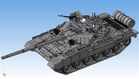 Масштабная модель танка Т 90 Чертежи 3d Модели Проекты