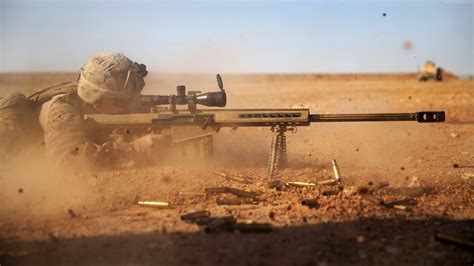 Barrett Soldier M82 М107 Sniper Us Army M82a1 Sniper Rifle