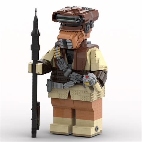 Lego Moc Boushh Mega Figure Fits Official Lego Helmet By Albolego