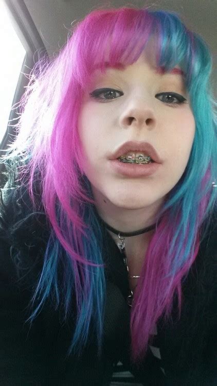 Pink And Blue Hair On Tumblr