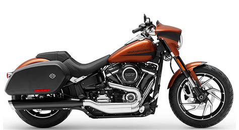 New 2019 Harley Davidson Sport Glide Scorched Orange Black Denim
