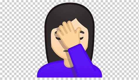 Emojipedia Facepalm Emoticon Symbol Emoji P Rpura Mano Smiley Png