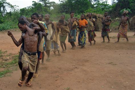 Pygmies Dancing In Central African Republic