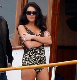 Lindsay Lohan S First Day Of Shooting Liz And Dick In A Leopard Bathing Suit