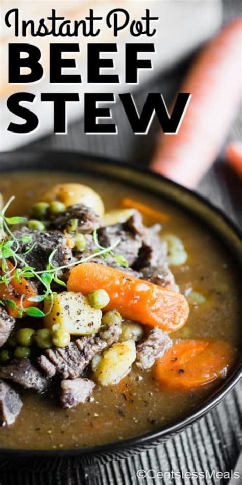 Similar to making bone broth, the. Instant Pot Beef Stew Recipe {Quick & Hearty!} - The Shortcut Kitchen