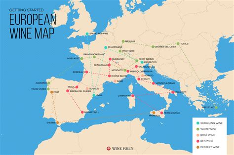 European Wine Exploration Map Wine Folly