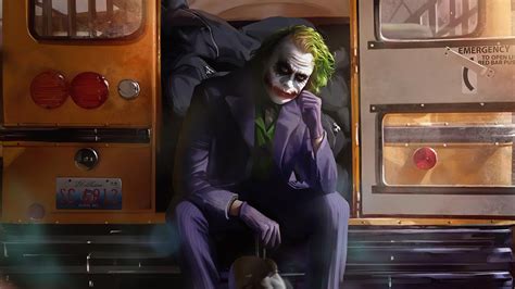 Download Dc Comics Joker Movie The Dark Knight 4k Ultra Hd Wallpaper By Bembiann