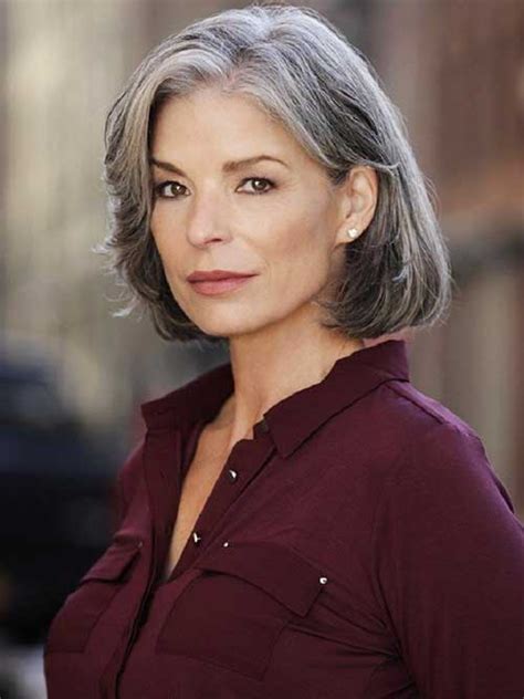 Having short hair creates the appearance of thicker hair and there are many types of hairstyles to choose from. 2017's Short Grey Granny Hair Trend | Short Hair Color