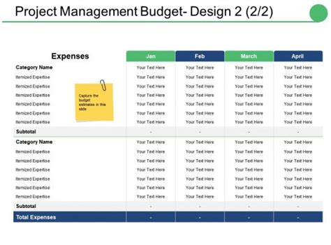 Project Management Deck Slide Team