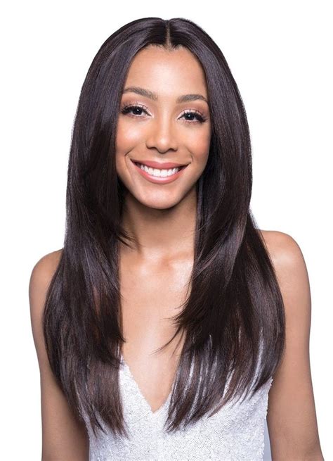 Multiple securing inner combs that hold the wig in place. Bobbi Boss Synthetic Lace Front Wig - MLF153 Misha ...