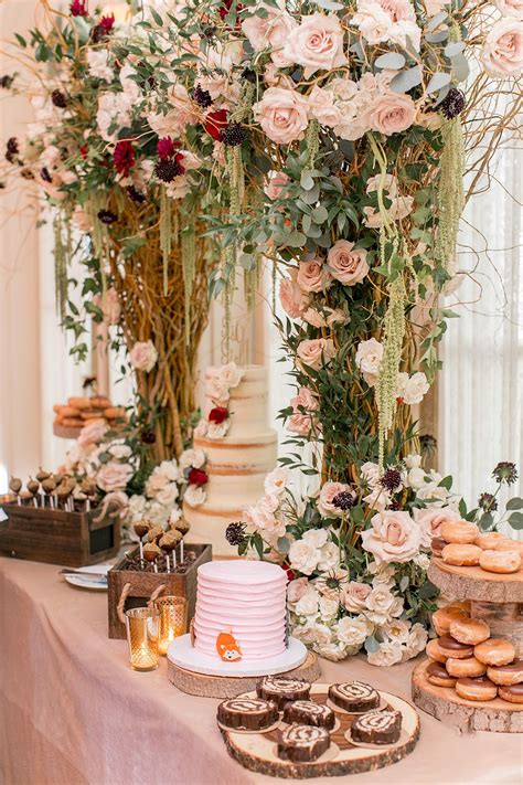 Everything you need to plan a magical mermaid baby shower. An Elegant, Woodsy Themed Baby Shower | The Little ...