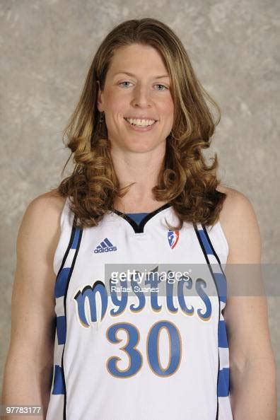 Katie Smith Poses In Her New Washington Mystics Jersey Prior To A
