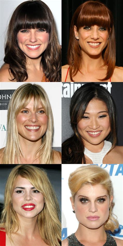 The Best And Worst Bangs For Pear Shaped Faces Face Shape