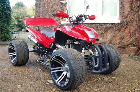 As the name implies, it is designed to handle a wider variety of terrain than most. ZHENHUA 250cc ROAD LEGAL QUAD BIKE