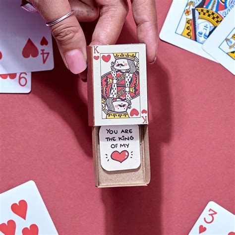 Love Card Cute Matchbox Card Unique Love T For Him Card Etsy