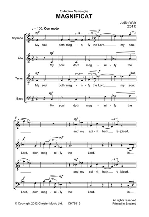 David icke pdf download.david icke dr david c. Magnificat And Nunc Dimittis sheet music by Judith Weir ...