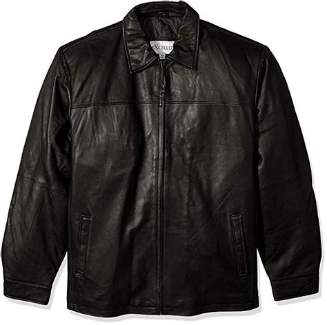 Excelled Mens Big And Tall New Zealand Lambskin Leather Classic Open
