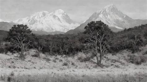 Silent Sentinels The Majestic Mountains Painting By Natalya